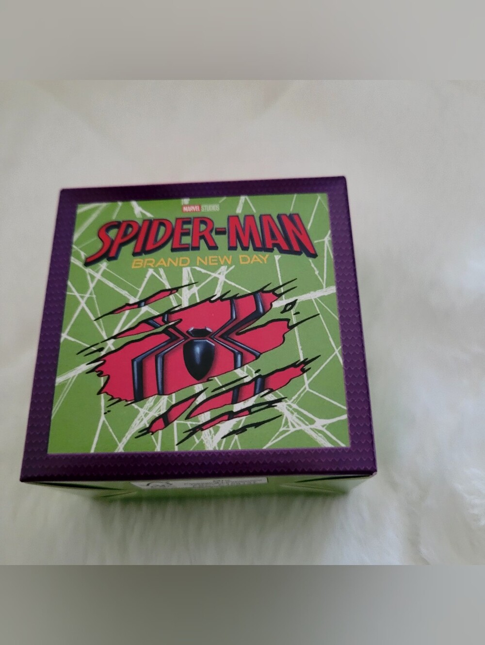 Marvel Spider-Man Collectible Box - Green & Purple with Red Emblem